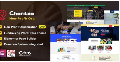 Product Image - Charitxa | Multipurpose Nonprofit WordPress Theme Product Image - Charitxa | Multipurpose Nonprofit WordPress Theme