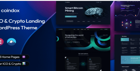 Product Image - Coindox – ICO & Crypto Landing WordPress Theme