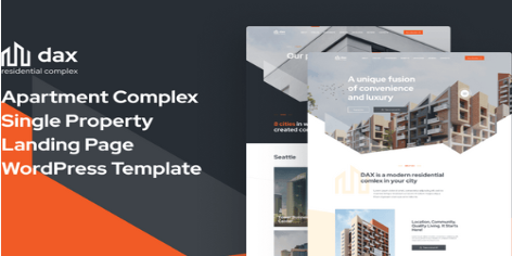 Product Image - DAXX – Apartment Complex WordPress Theme