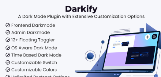 Product Image - Darkify – WordPress Dark Mode Plugin 1.4.0 Product Image - Darkify – WordPress Dark Mode Plugin 1.4.0