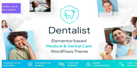 Dentalist - Medical and Dentist WordPress Theme