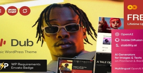 Product Image - Dub – Music WordPress Theme