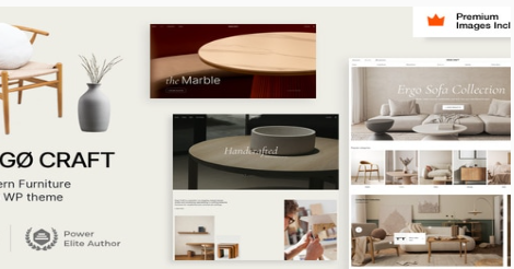 ErgoCraft – Furniture Shop WordPress Theme