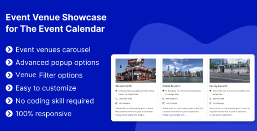 Product Image - Event Venue Showcase for The Event Calendar