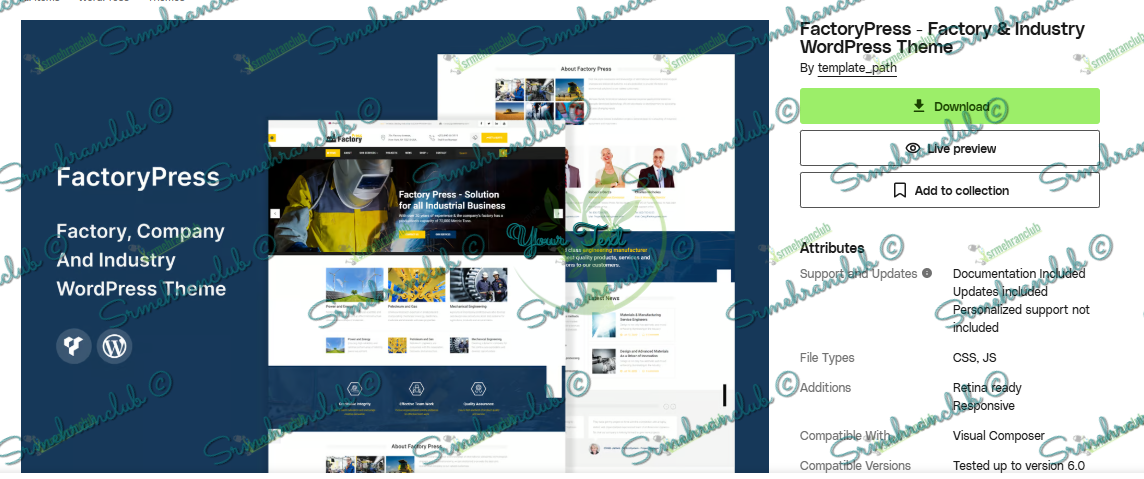 FactoryPress - Factory & Industry WordPress Theme
