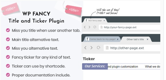 Product Image - Fancy Title and News Ticker WordPress Plugin