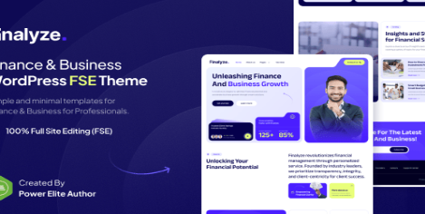 Product Image - Finalyze – Finance & Business FSE WordPress Theme