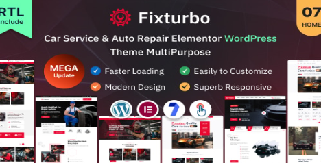 Product Image - Fixturbo – Car Service & Repair WordPress Theme Product Image - Fixturbo – Car Service & Repair WordPress Theme