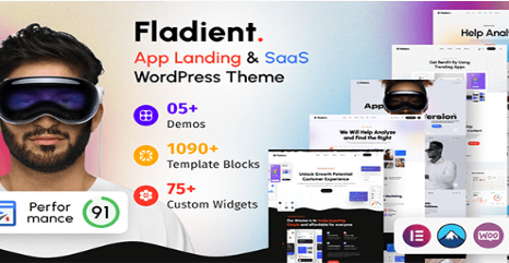 Product Image - Fladient – App & SaaS WordPress Theme Product Image - Fladient – App & SaaS WordPress Theme