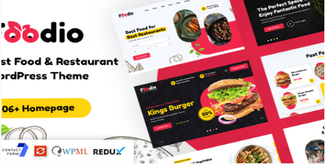 Product Image - Foodio – Fast Food Restaurant WordPress Theme