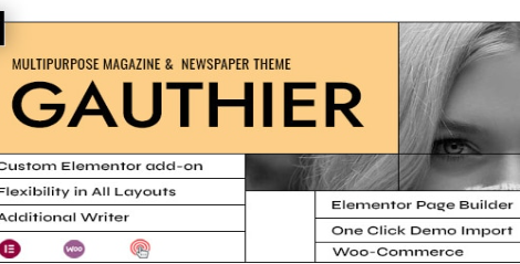 Gauthier – Multipurpose Newspaper Theme