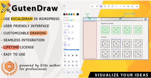 Product Image - GutenDraw – Visualize Ideas with Excalidraw