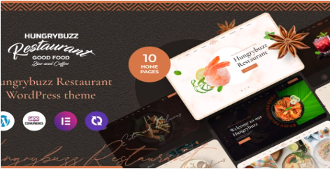 Product Image - Hungrybuzz – Restaurant WordPress Theme