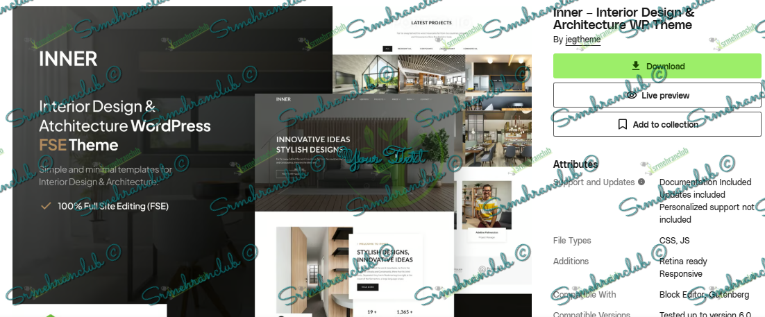 Inner – Interior Design & Architecture WP Theme
