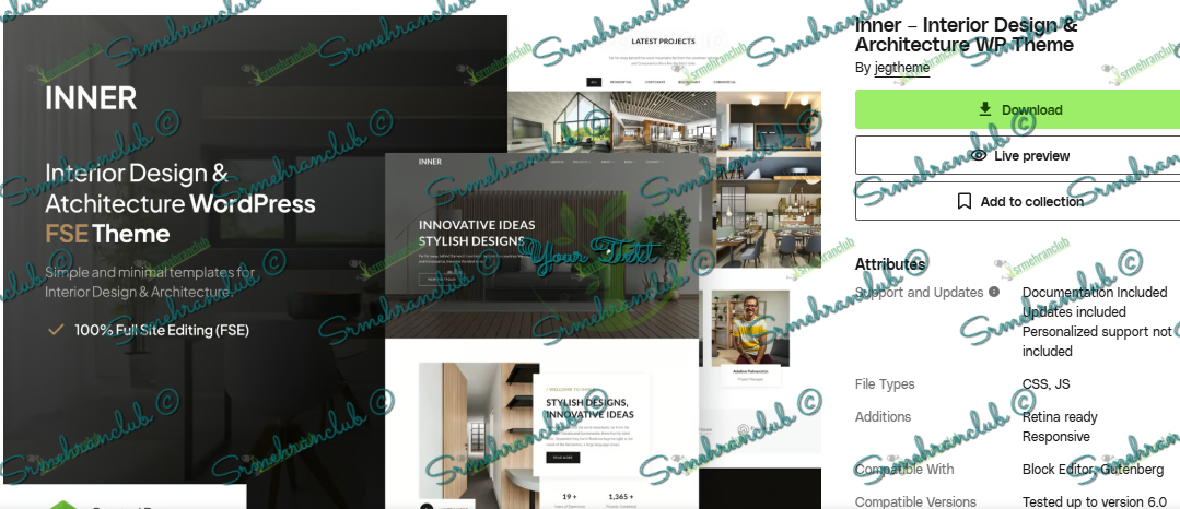 Inner – Interior Design & Architecture WP Theme