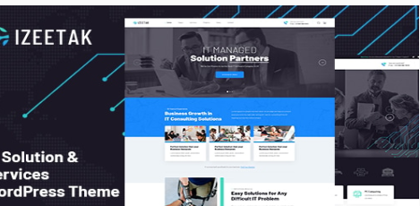 Izeetak – IT Solutions & Services WordPress Theme