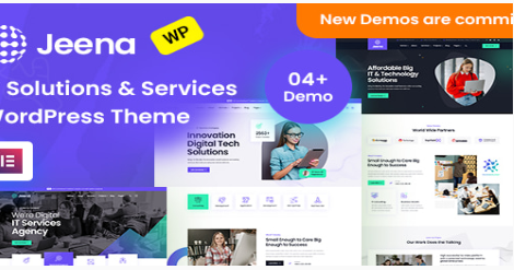 Product Image - Jeena – Technology & IT Solutions WordPress Theme