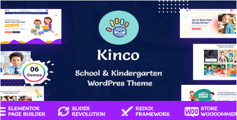 Product Image - Kinco – Kindergarten WordPress Theme Product Image - Kinco – Kindergarten WordPress Theme