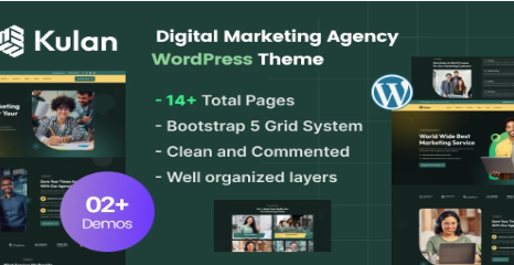 Kulan - Digital Marketing Agency WordPress