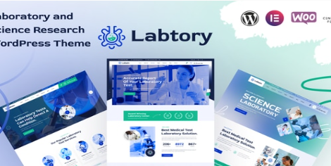 Product Image - Labtory – Laboratory and Science WordPress Theme Product Image - Labtory – Laboratory and Science WordPress Theme