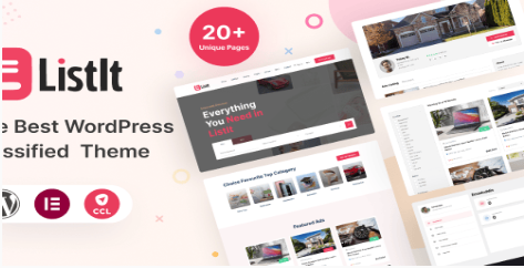 ListIt – Clasified WordPress Theme