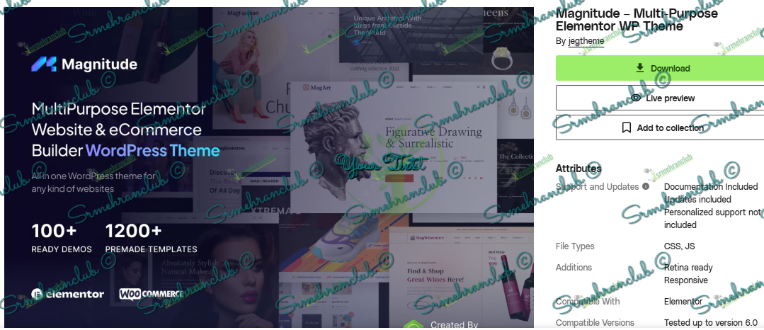 Magnitude – Multi-Purpose Elementor WP Theme