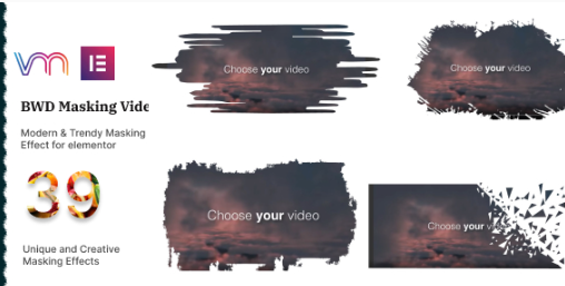Product Image - Masking Video addon for Elementor