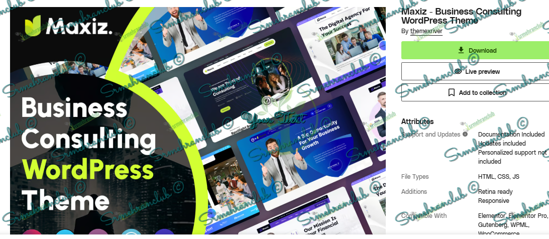 Maxiz - Business Consulting WordPress Theme