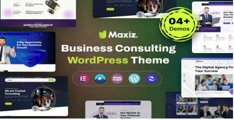 Product Image - Maxiz – Business Consulting WordPress Theme