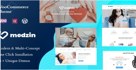 Medzin – Multipurpose Medical WooCommerce WordPress Theme