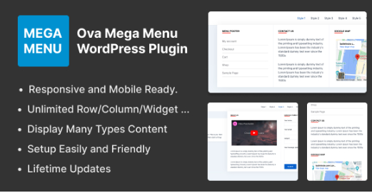 Product Image - Mega Menu WordPress Plugin – Ova