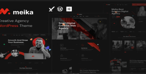 Meika – Creative Agency WordPress Theme
