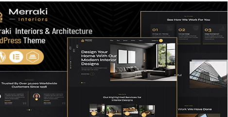 Product Image - Merraki | Interiors & Architecture WordPress Theme