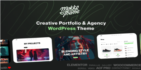 Product Image - Mokko – Creative Portfolio & Agency WordPress Theme