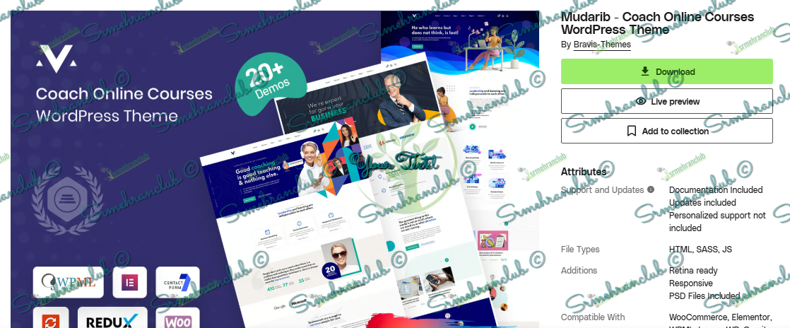 Mudarib - Coach Online Courses WordPress Theme