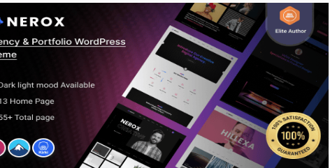 Product Image - Nerox – Agency & Portfolio WordPress Theme + RTL Product Image - Nerox – Agency & Portfolio WordPress Theme + RTL