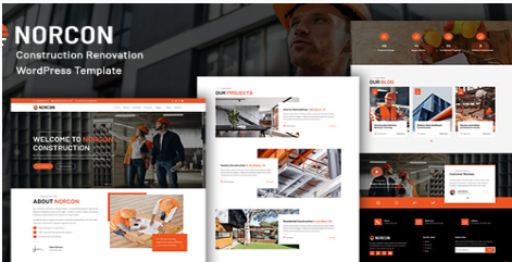 Product Image - Norcon – Construction Renovation WordPress Theme