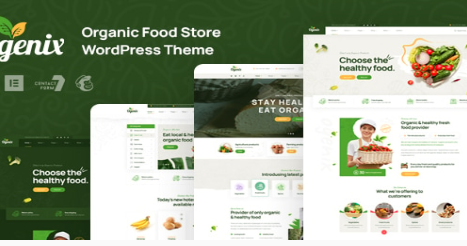 Product Image - Ogenix – Organic Food Store WordPress Theme