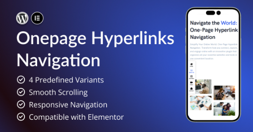 Product Image - OnePage Hyperlinks Navigation