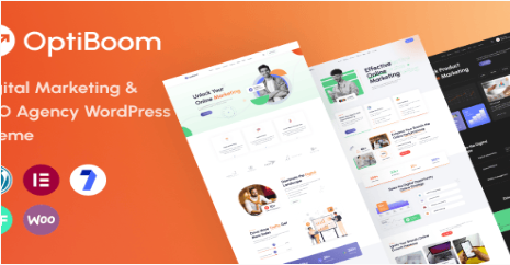 OptiBoom – Digital Marketing & SEO Agency WordPress Theme