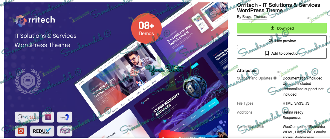 Orritech - IT Solutions & Services WordPress Theme