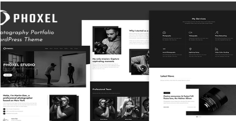 Product Image - Phoxel – Photography Portfolio WordPress Theme
