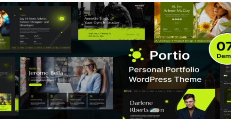 Product Image - Portio – Personal Portfolio Resume WordPress Theme Product Image - Portio – Personal Portfolio Resume WordPress Theme