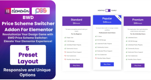 Product Image - Pricing Scheme Switcher Addon For Elementor
