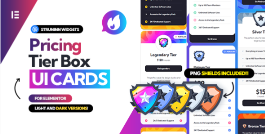 Product Image - Pricing Tier Box – UI Cards for Elementor Product Image - Pricing Tier Box – UI Cards for Elementor