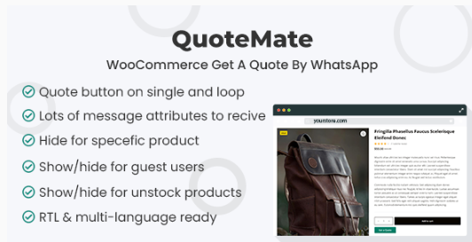 Product Image - QuoteMate – WooCommerce Get A Quote Product Image - QuoteMate – WooCommerce Get A Quote