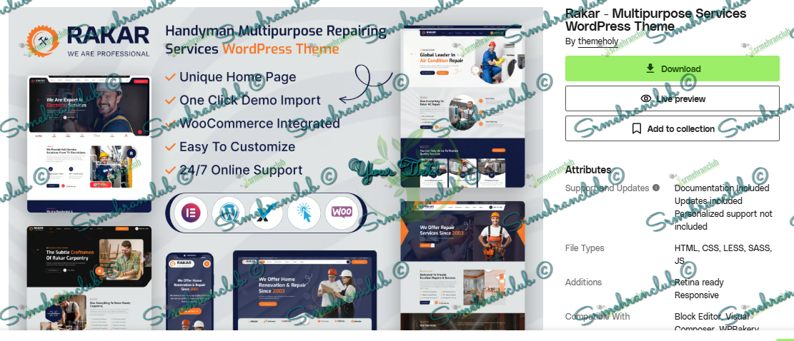 Rakar - Multipurpose Services WordPress Theme