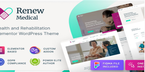 Product Image - Renew Medical – Physiotherapy Rehab Clinic Theme