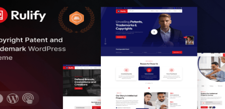 Product Image - Rulify – Intellectual Property Consultancy Law Firm WordPress Theme