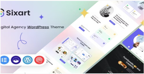 Product Image - Sixart – Digital Agency WordPress Theme